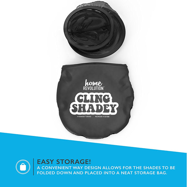 Cling Shadey Car Rear Kit w/ Printed Travel Bag (2PK)