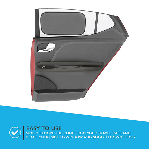 Cling Shadey Car Rear Kit w/ Printed Travel Bag (2PK)