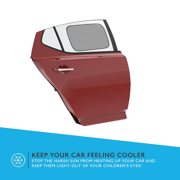 Cling Shadey Car Rear Kit w/ Printed Travel Bag (2PK)