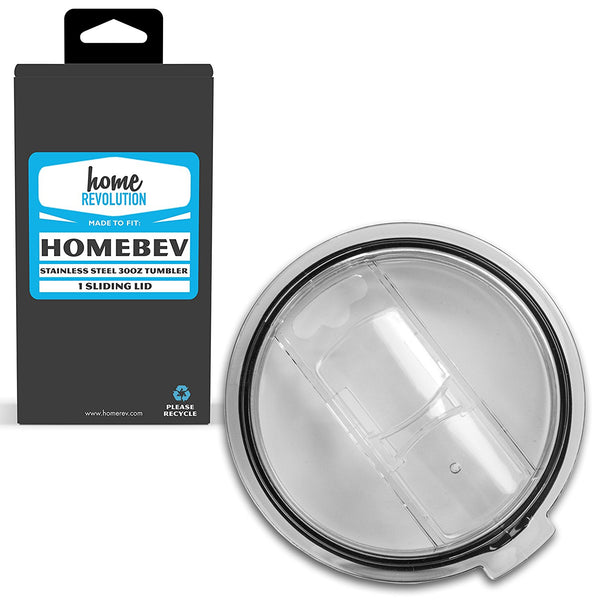 HomeBev Sliding Lid for 30oz Stainless Steel Tumbler