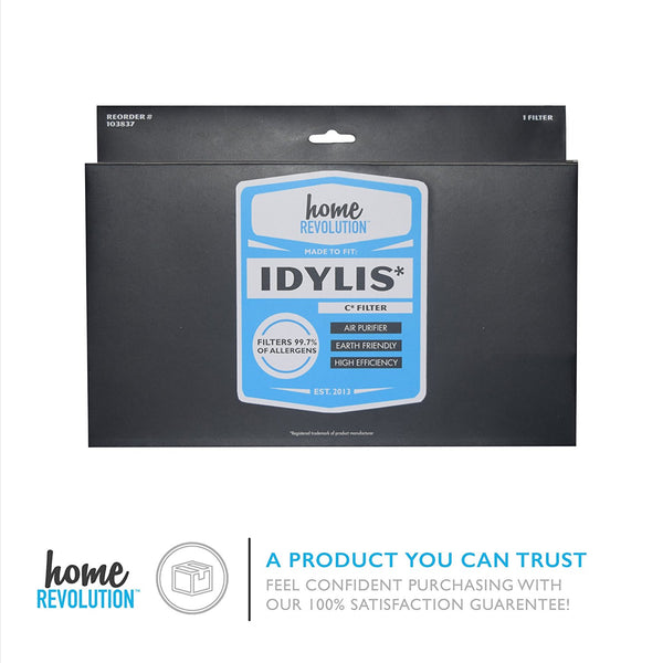 Idylis® C* HEPA Air Purifier Filter | Part # IAF-H-100C